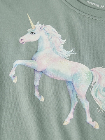 NAME IT - Camiseta 'NMFVOTEA' en verde