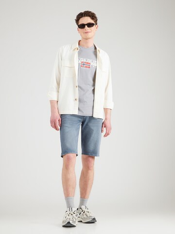 NAPAPIJRI Póló 'S-AYLMER' - szürke