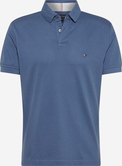 TOMMY HILFIGER Poloshirt in navy / taubenblau / rot / weiß, Produktansicht