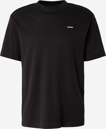 G-STAR Majica 'True' | črna barva: sprednja stran