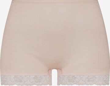 Hanro Boyshorts ' Woolen Lace ' in Pink: front