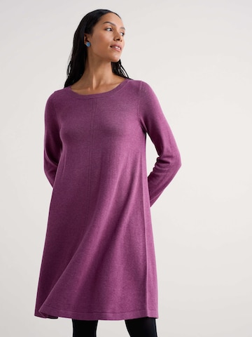 Robes en maille 'Poltreen' Seasalt Cornwall en violet : devant