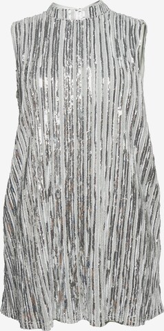 Superdry Evening Dress in Silver: front