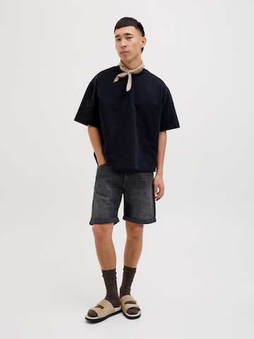 JACK & JONES Regular Jeans 'JJIRICK JJIEVAN' in Black