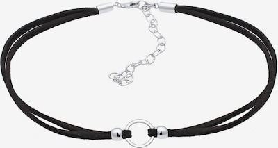 ELLI Necklace 'Kreis' in Black / Silver, Item view
