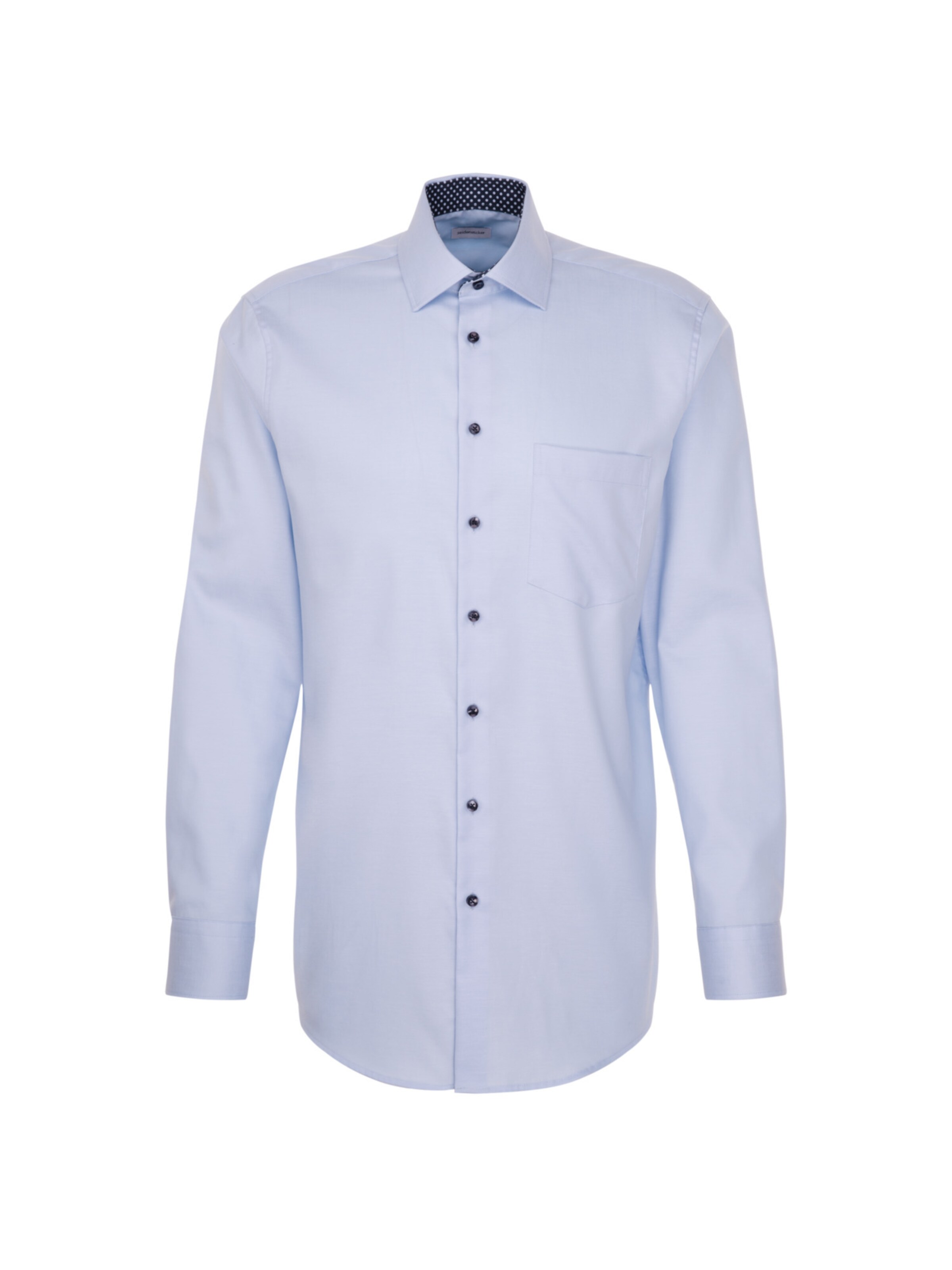 SEIDENSTICKER Regular fit Zakelijk overhemd in Blauw: voorkant