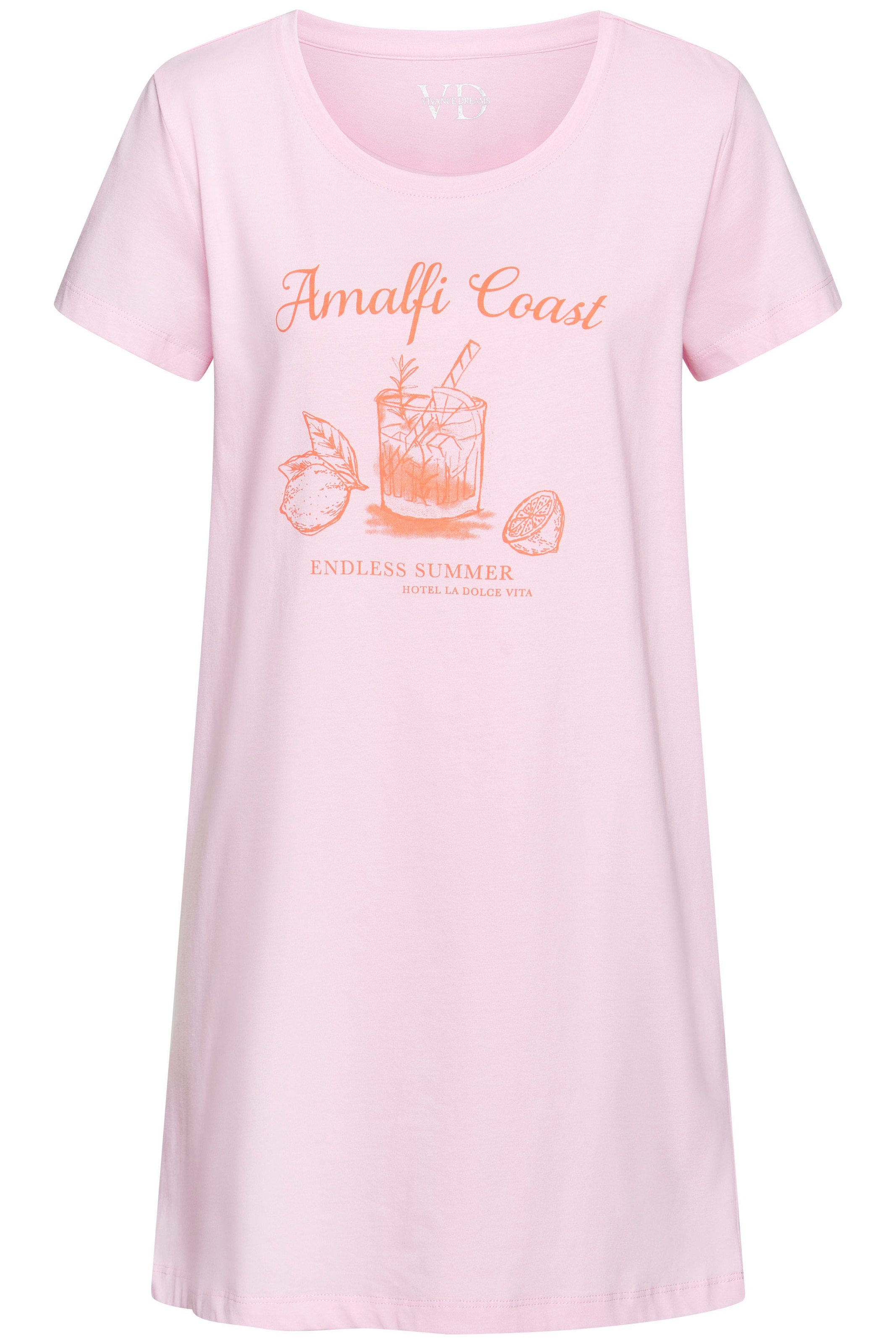 VIVANCE Öösärk 'Dreams', värv roosa: eest vaates