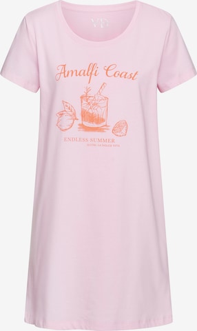 VIVANCE Ночная рубашка 'Dreams' в Ярко-розовый: спереди