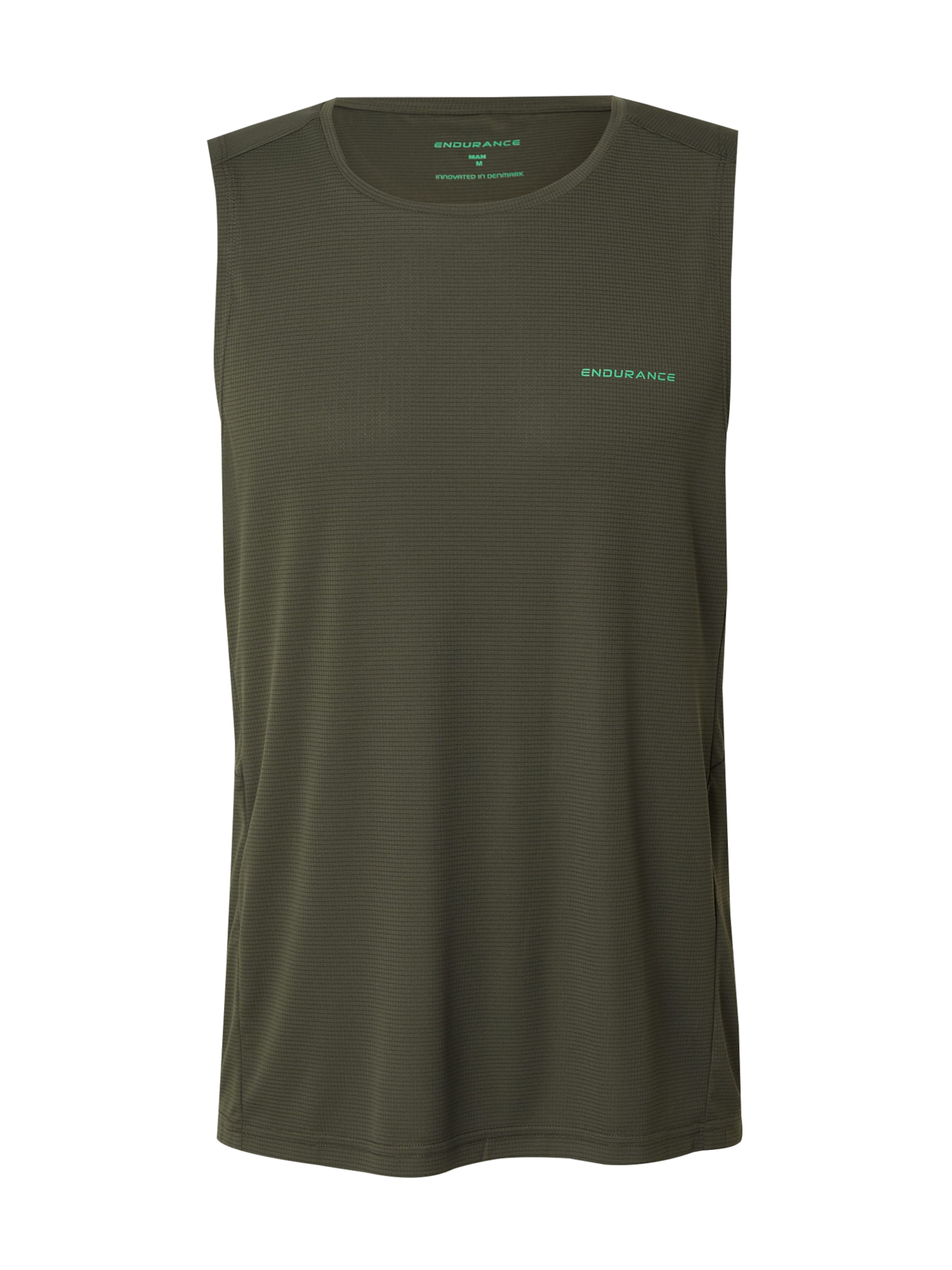 Tricou funcțional 'Hanieber' ENDURANCE pe verde închis, Vizualizare produs