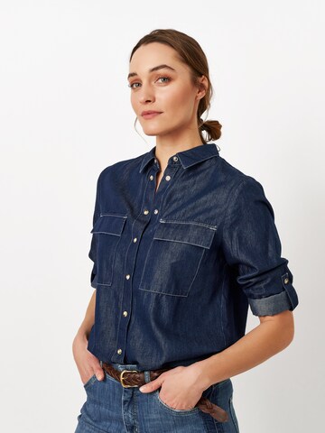 TONI Bluse in Blau
