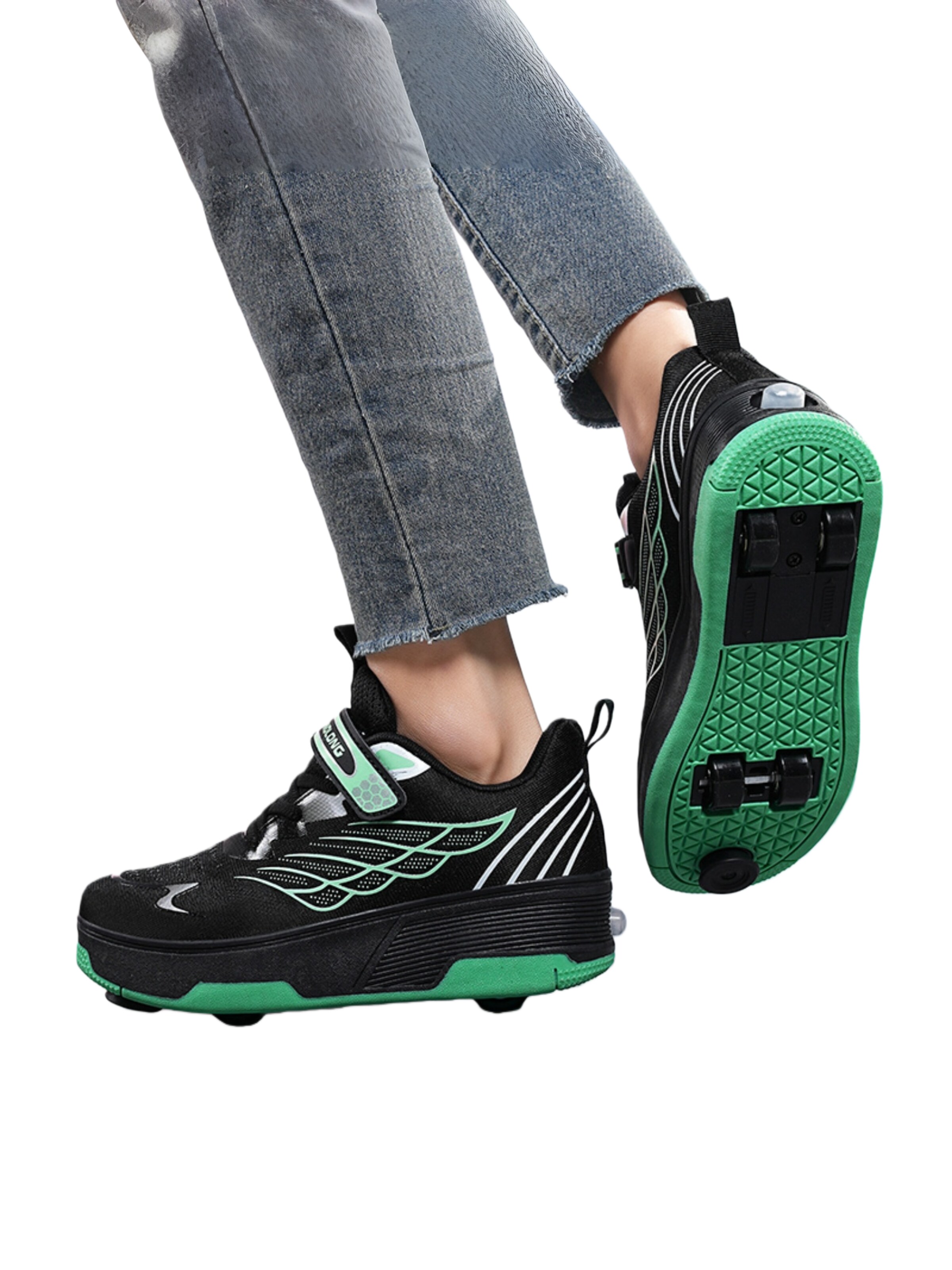 HUSKSWARE Inline and Roller Skates in Black