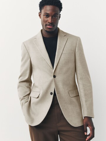 Slim fit Giacca da completo di Next in beige: frontale