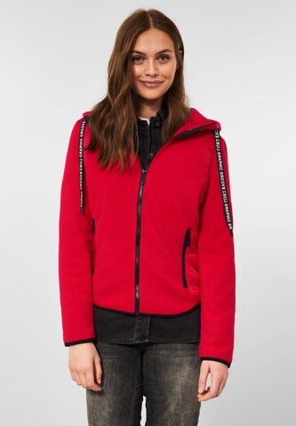 CECIL Fleece Jacket in Red: front