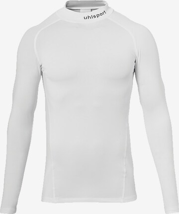 UHLSPORT Slim Fit Unterhemd in Weiß: predná strana