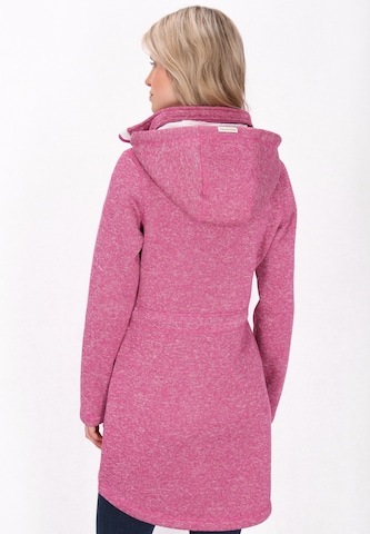 Schmuddelwedda Fleece jas in Roze