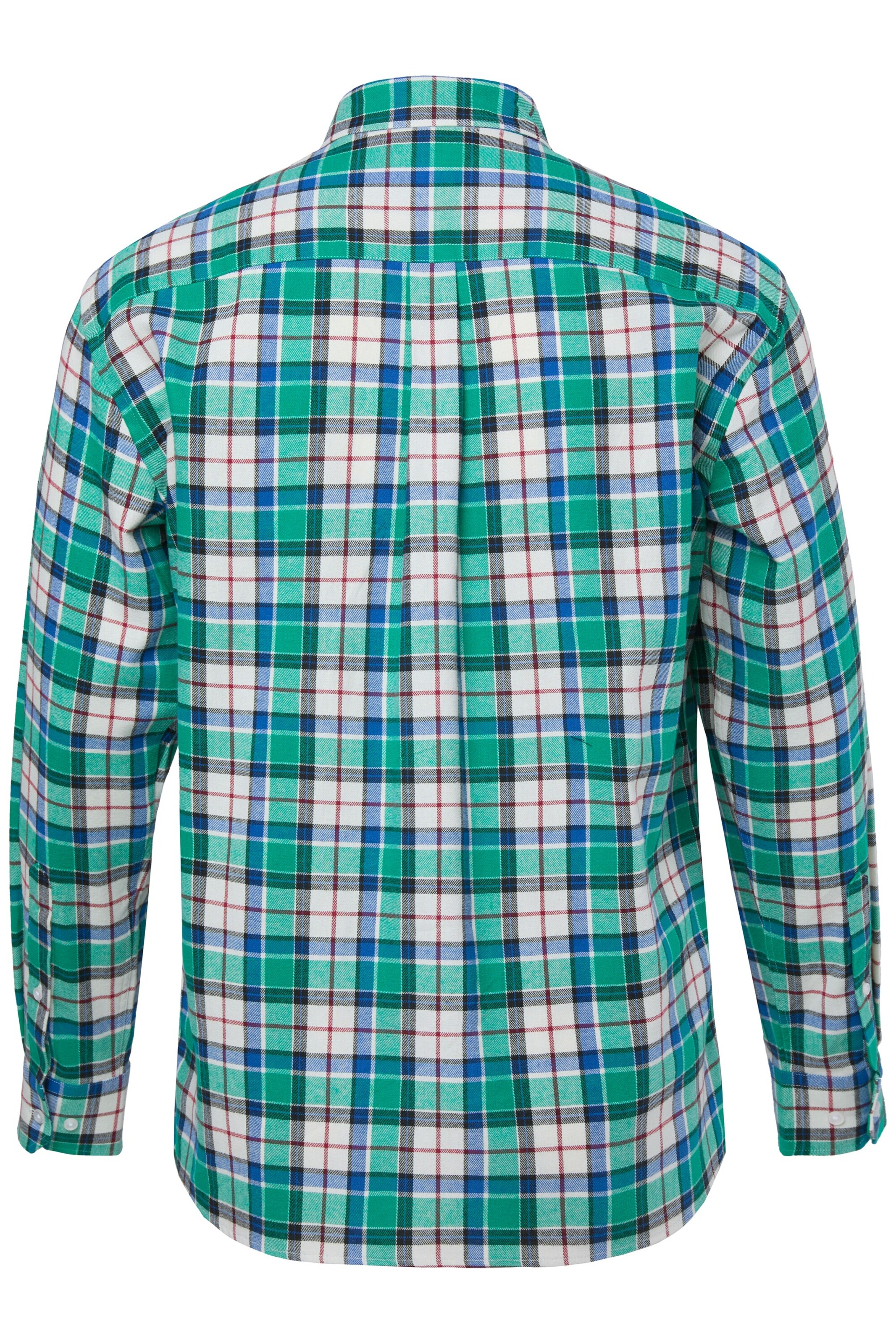 Men Plus Comfort fit Overhemd in Blauw