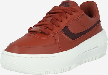 Nike Sportswear Sneakers laag 'AF1 PLT.AF.ORM' in Rood: voorkant