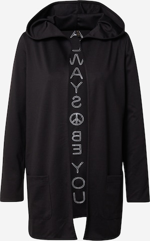 Key Largo Zip-Up Hoodie 'Alice' in Black: front