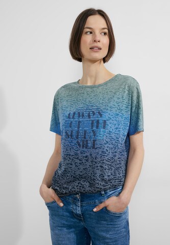 CECIL - Camiseta en azul: frente