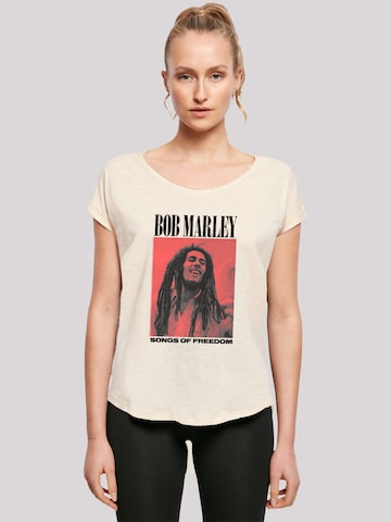 F4NT4STIC Shirt 'Bob Marley' in Beige: Vorderseite