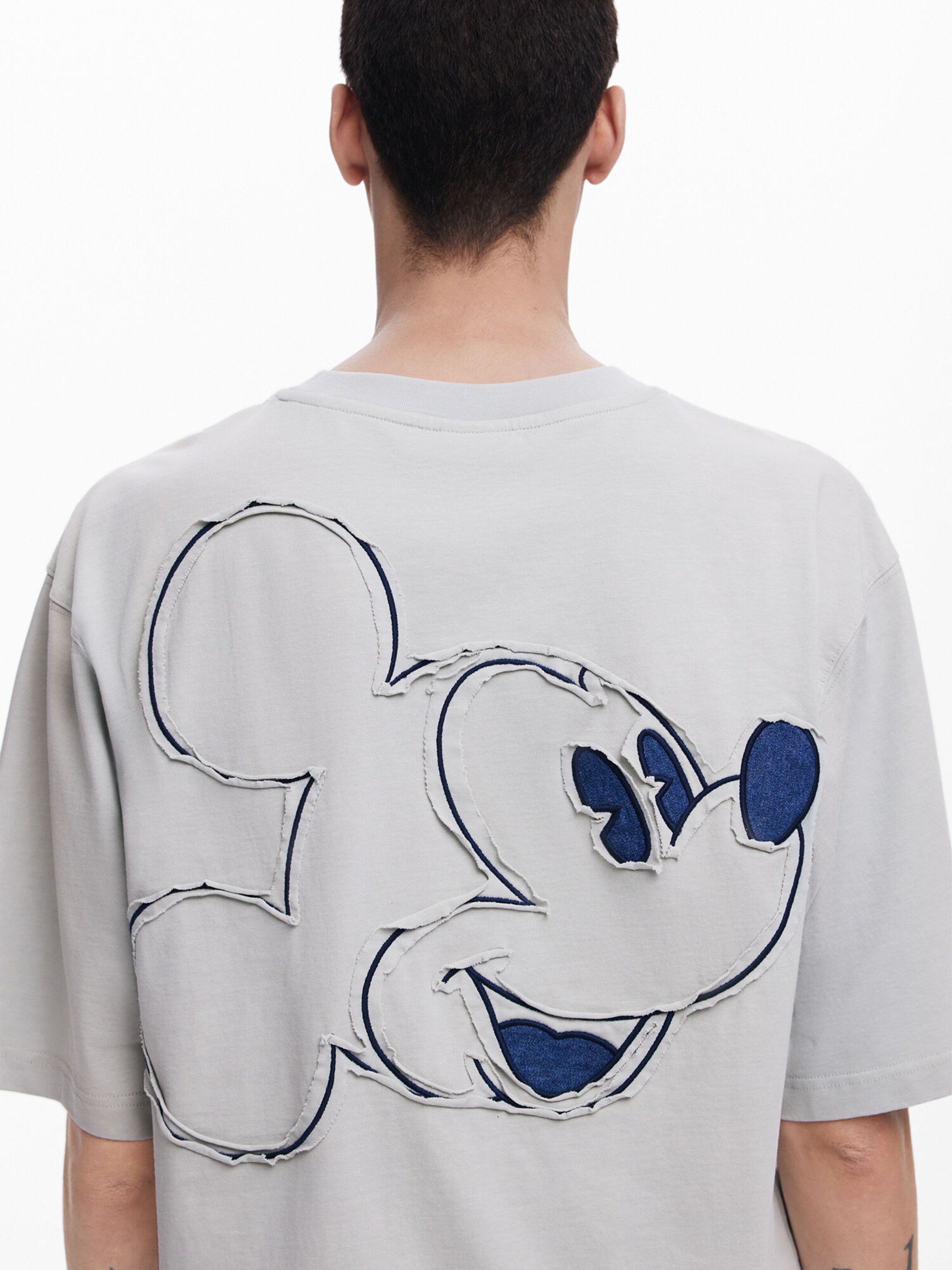 Desigual Tricou 'Mickey Mouse™' pe Albastru Fumuriu, Albastru