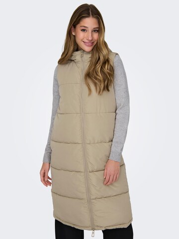 Gilet 'Alina' di ONLY in beige: frontale