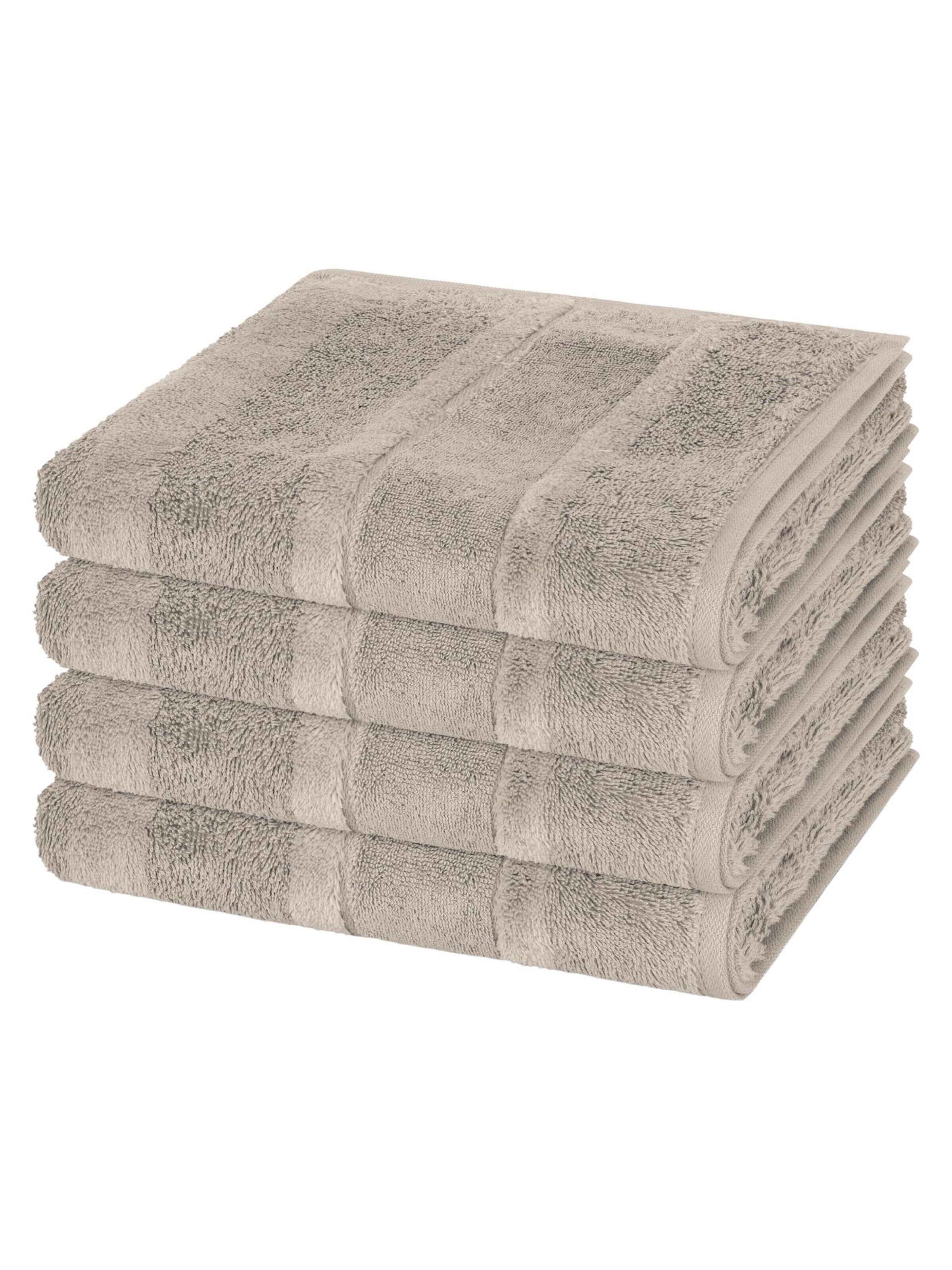 Cawö Towel 'Noblesse' in Grey: front