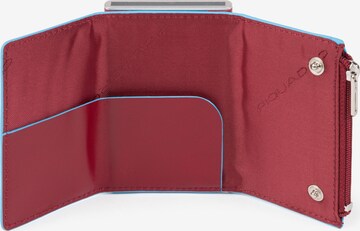 Piquadro Wallet 'Blue Square' in Red