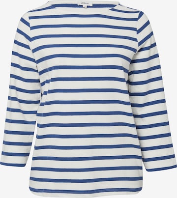 Sweat-shirt s.Oliver en blanc : devant