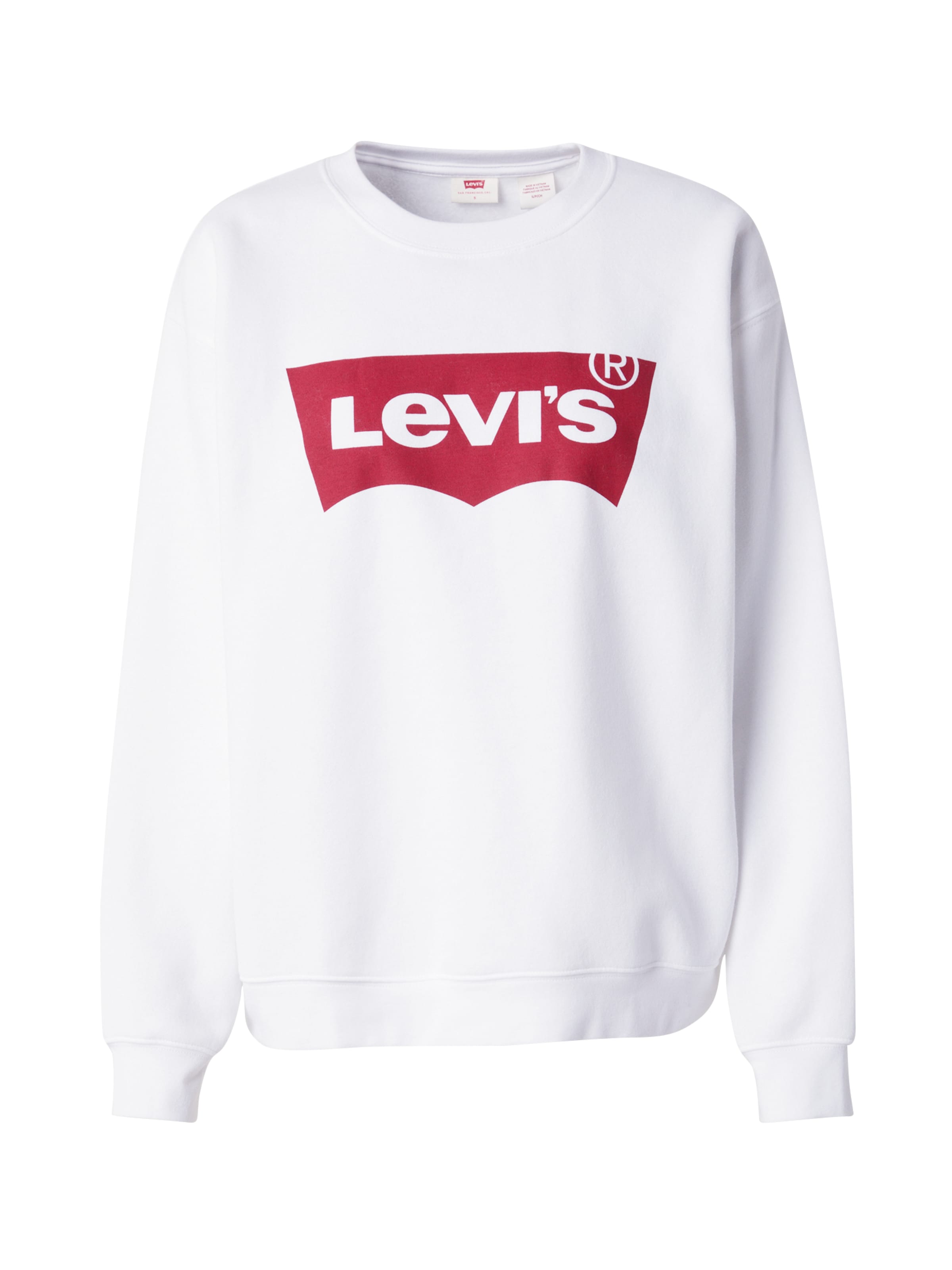 LEVI'S ® Mikina 'Graphic Everyday Crew Sweatshirt' - Biela: predná strana