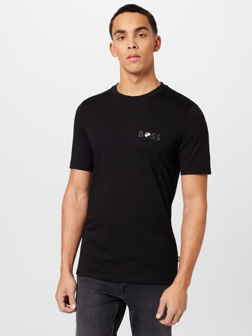 BOSS Shirt 'Tiburt' in Black: front