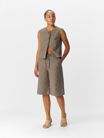 OBJECT Regular Broek 'OBJAura' in Bruin