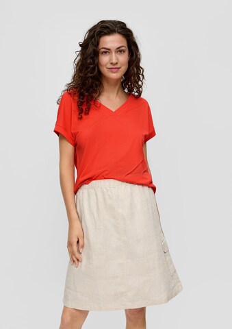 T-shirt s.Oliver en orange : devant
