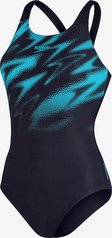 SPEEDO Bralette Active Swimsuit 'Hyperboom Placement' in Blue