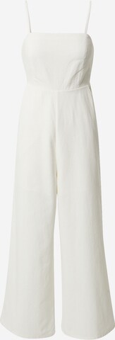 ABOUT YOU x Iconic by Tatiana Kucharova Jumpsuit 'Lea' in White: front