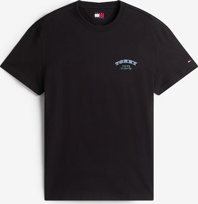 Marškinėliai iš Tommy Jeans, spalva – šviesiai mėlyna / mėtų spalva / tamsiai raudona / juoda, Prekių apžvalga