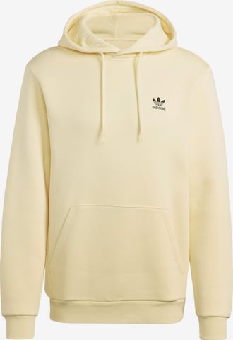 ADIDAS ORIGINALS Sweatshirt 'Trefoil Essentials' in Yellow: front