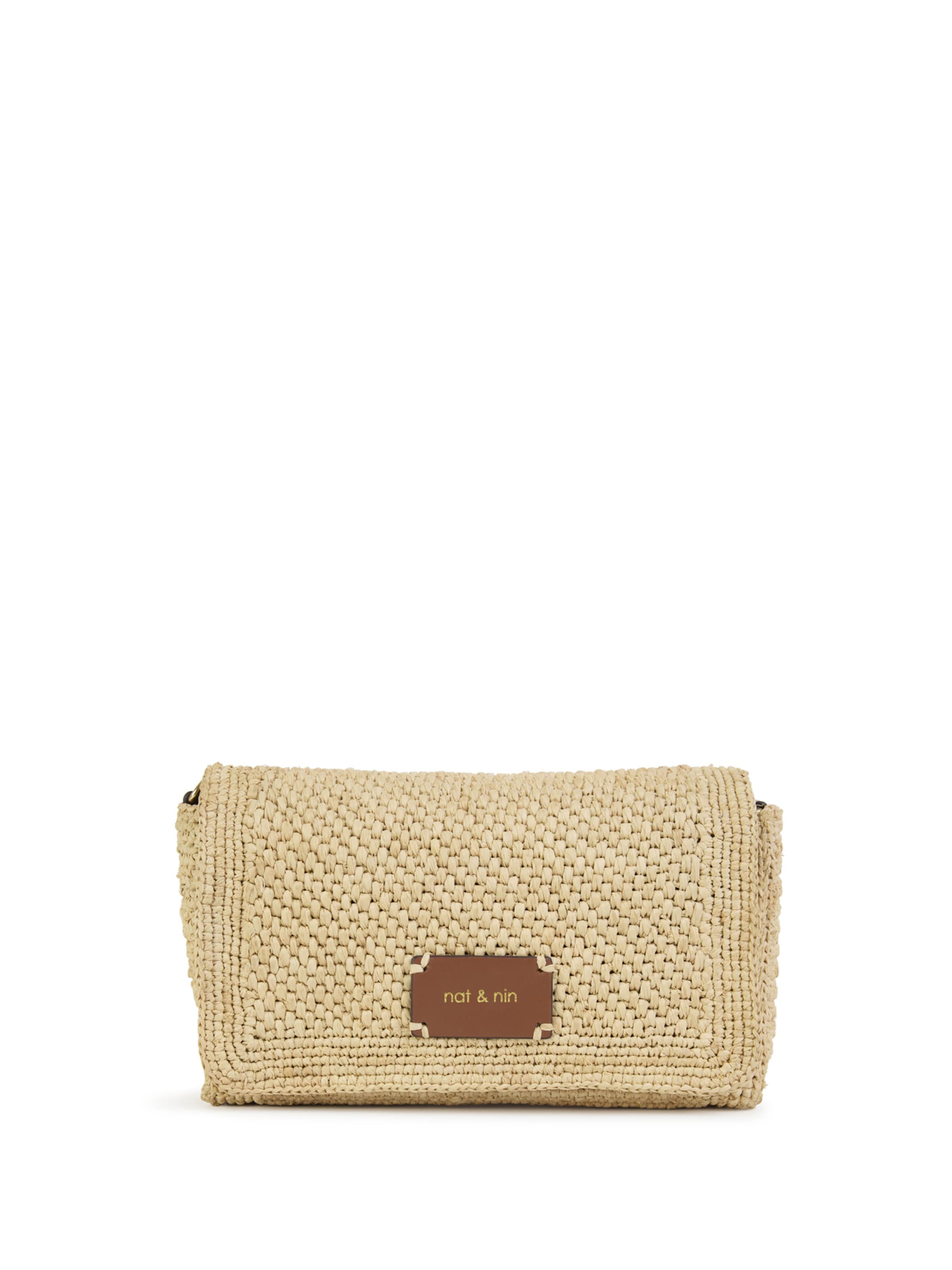 Sac à bandoulière 'Palermo' Nat&Nin en beige : devant