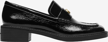 juoda COACH Loaferai: priekis