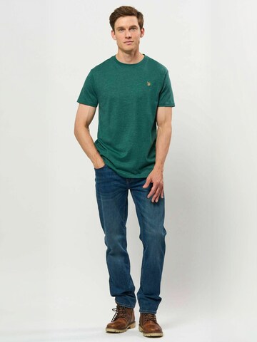 U.S. POLO ASSN. Regular Fit T-shirt ' UMArjun ' in Grün