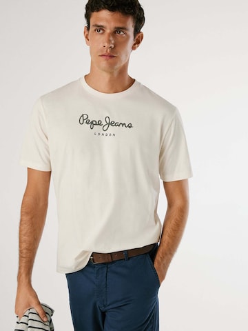 T-Shirt 'EGGO' Pepe Jeans en blanc