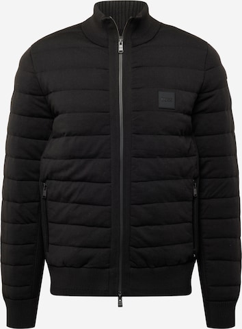 BOSS Between-season jacket 'Paranolo' in Black: front