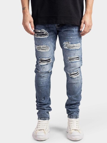 Richesse Regular Jeans 'Jet Blue Jeans' in Blauw: voorkant