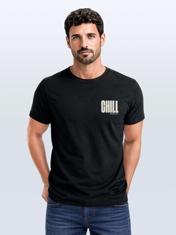 Neverless Shirt 'chill' in Black: front