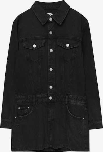 Rochie Pull&Bear pe negru denim, Vizualizare produs