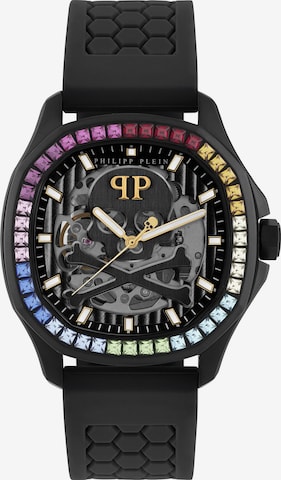 Orologio analogico '$keleton Spectre' di Philipp Plein Watches in nero: frontale