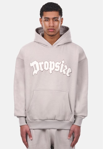 Dropsize Sweatshirt 'EMBO' in Beige: Vorderseite