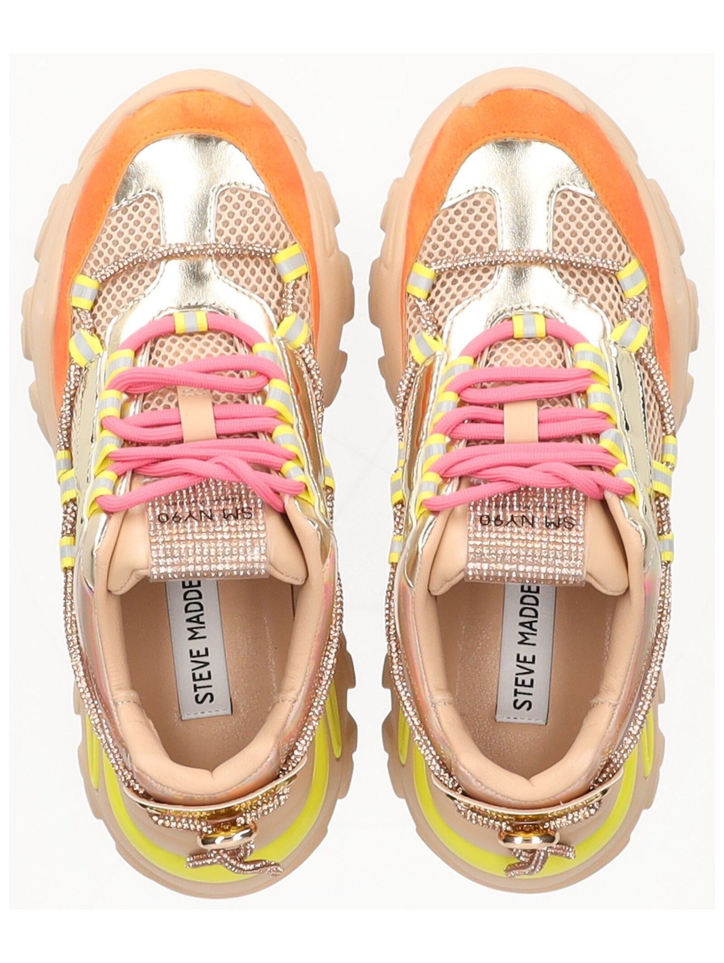 STEVE MADDEN Platform trainers in Beige