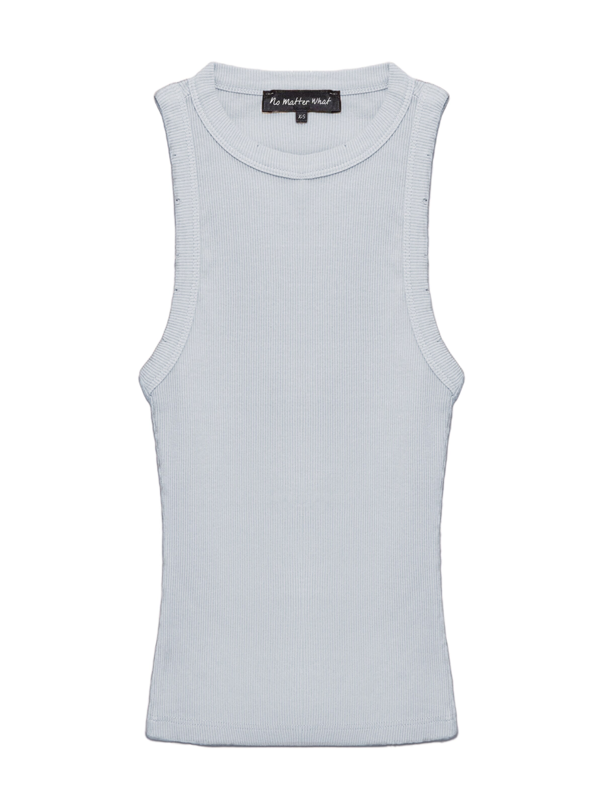 No Matter What Top in Grey: front