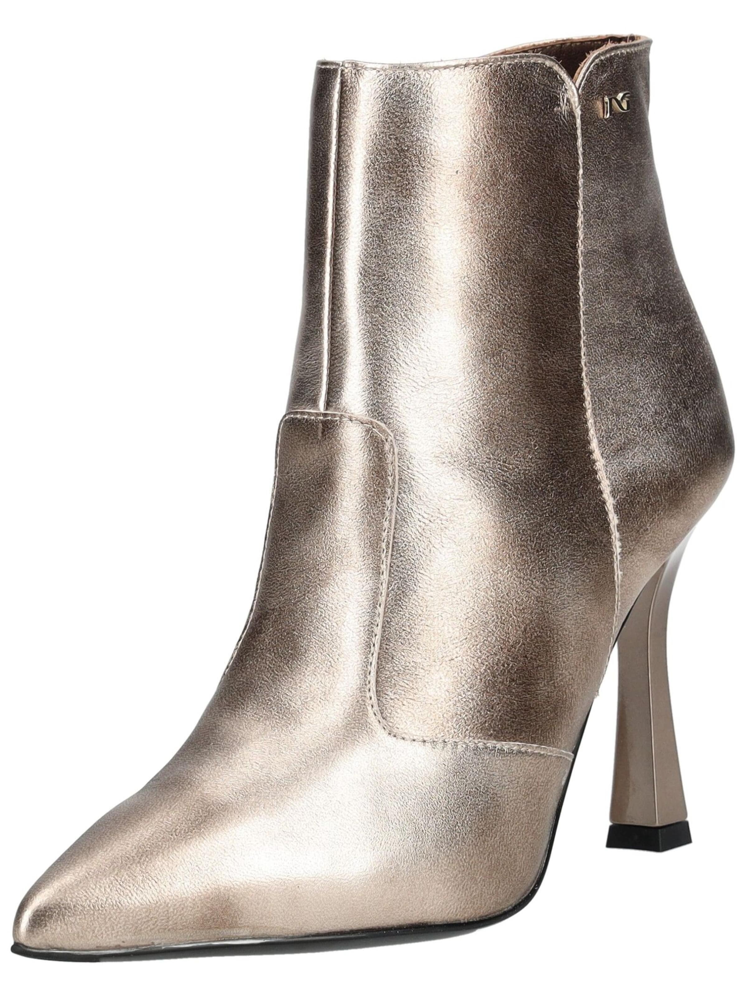 Nero Giardini Enkellaarsjes 'Lunar Metz Missi' in Goud: voorkant